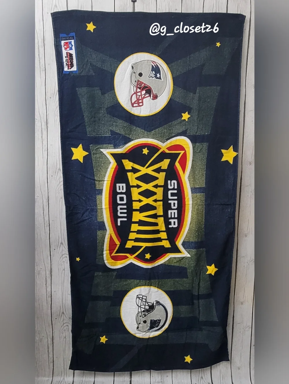 NFL Superbowl XXXVIII Towel